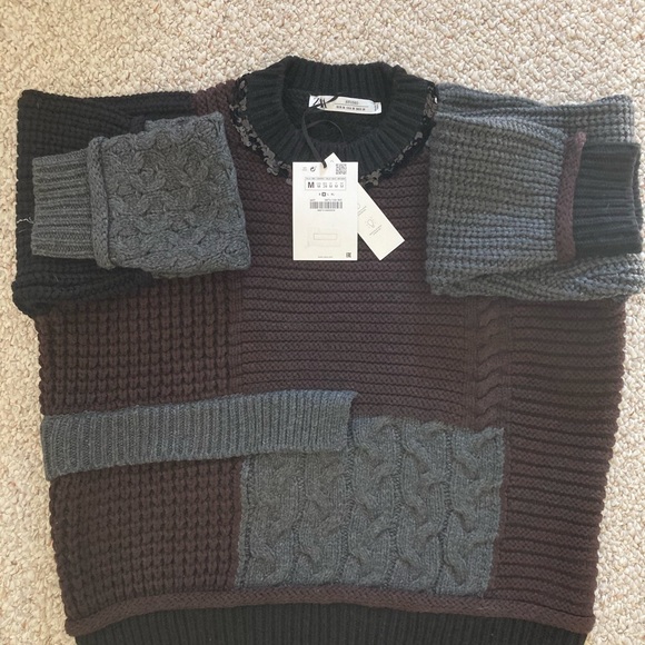 Zara Patchwork Sequin Sweater-limited edition - Picture 5 of 5
